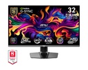 Monitor MSI MPG 322URXDE QD-OLED 32" Nero UltraHD 4K G-Sync- USB-C DisplayPort 21a UHBR20 240Hz