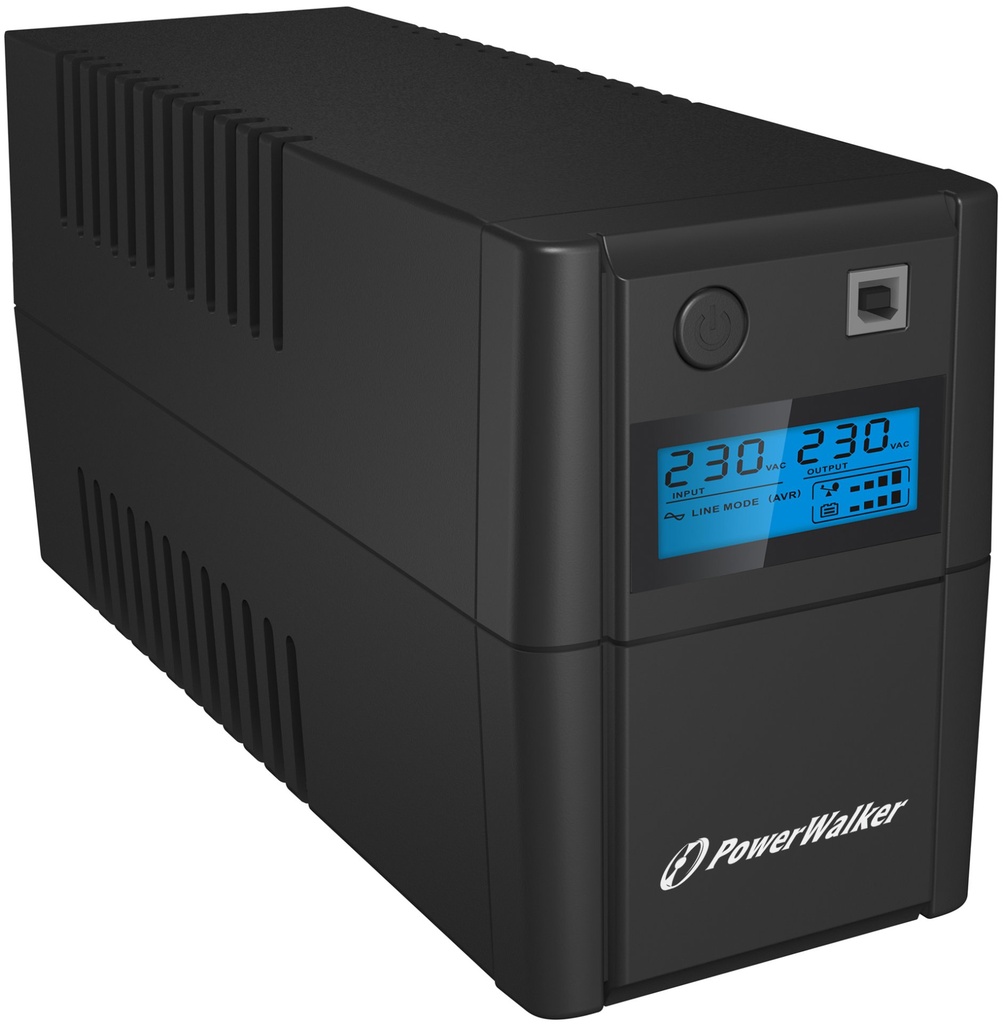 [10120092] PowerWalker VI 850SE LCD/IEC gruppo di continuità (UPS) A linea interattiva 0,85 kVA 480 W 4 presa(e) AC
