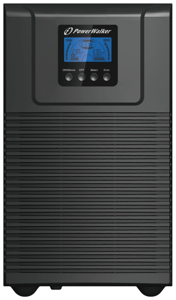 [10122043] PowerWalker VFI 3000 TG gruppo di continuità (UPS) Doppia conversione (online) 3 kVA 2700 W 5 presa(e) AC