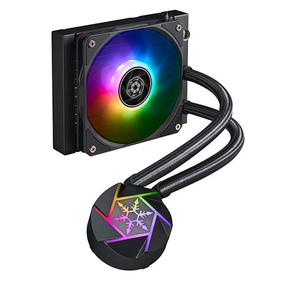 [SST-VD120-SLIM] Silverstone VIDA 120 SLIM Case per computer Kit di raffreddamento a liquido 12 cm Nero 1 pz