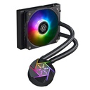 Silverstone VIDA 120 SLIM Case per computer Kit di raffreddamento a liquido 12 cm Nero 1 pz