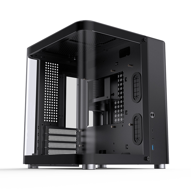 [TK-1 BLACK] Case Jonsbo TK-1 2.0 Micro-ATX Vetro Temperato Nero