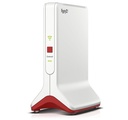 Router FRITZ!Repeater 6000 Wireless Ethernet Banda tripla 2.4 GHz/5 GHz/5 GHz Rosso, Bianco