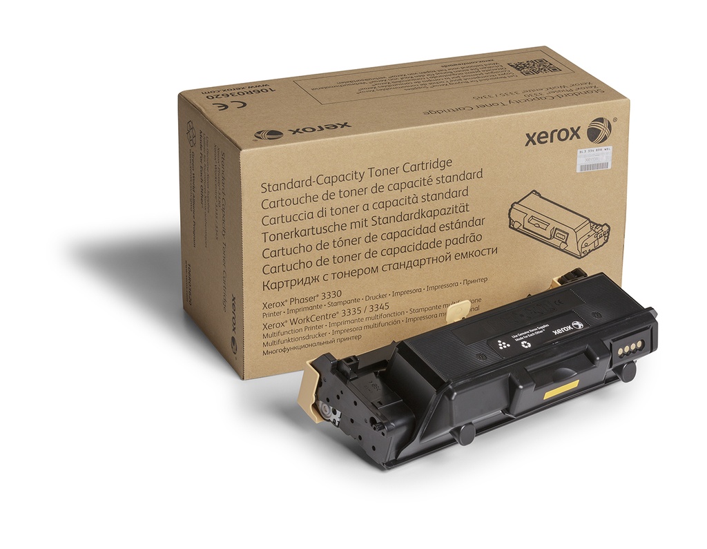 [106R03620] Xerox Cartuccia toner Nero a Capacità standard da 2600 Pagine per Phaser® 3330, WorkCentre® serie 3300 (106R03620)