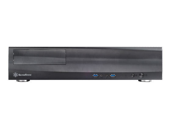 Case Silverstone SST-ML03B Milo HTPC Nero