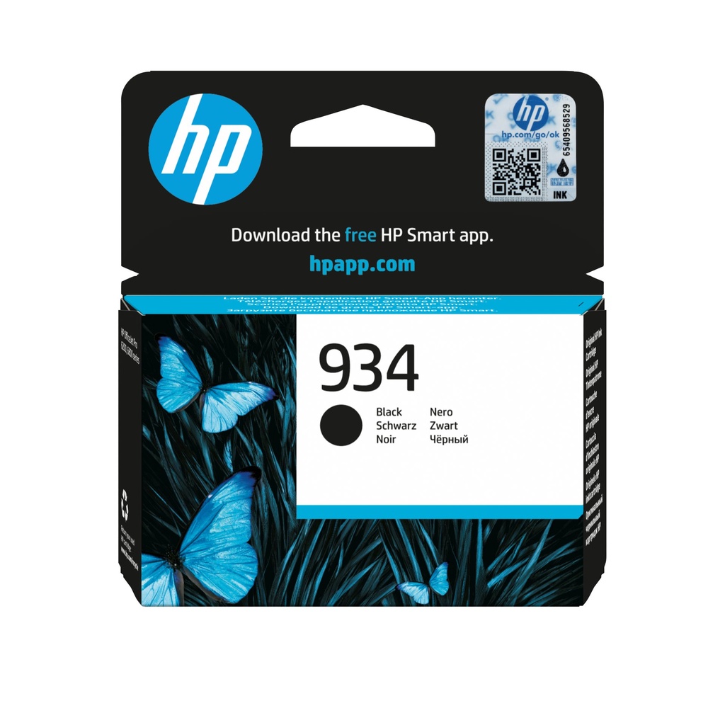 Cartuccia HP d'inchiostro nero C2P19AE 934 400 pagine