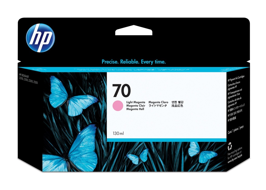Cartuccia HP d'inchiostro magenta C9455A 70 130ml
