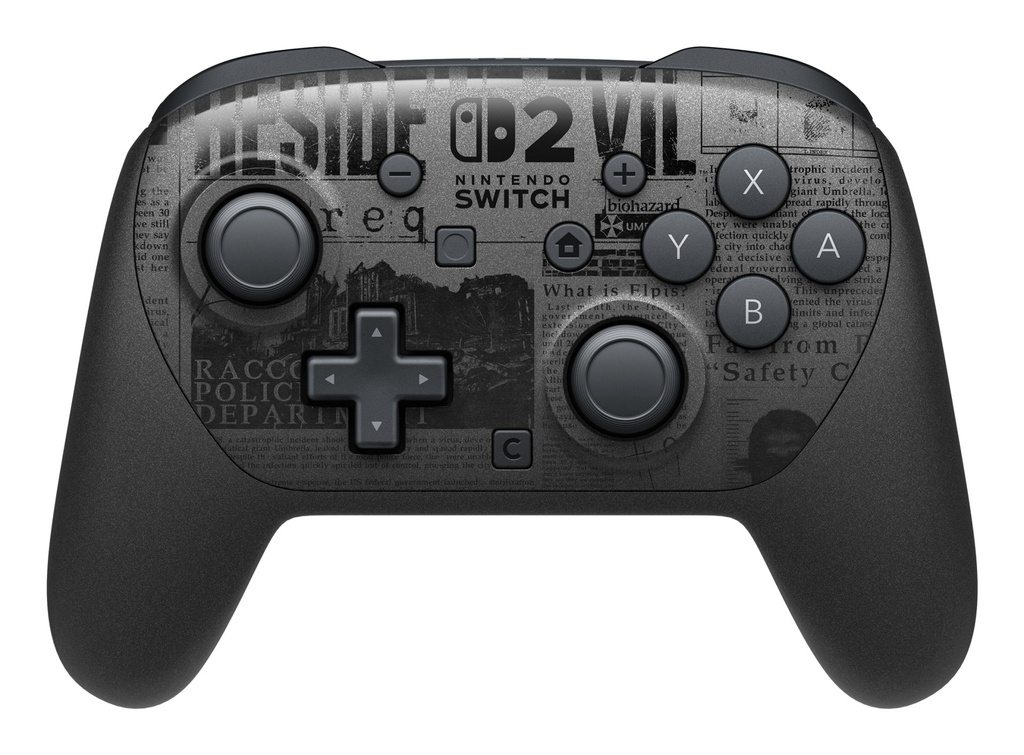 [10017956] Nintendo Switch 2 Pro Controller - Resident Evil Requiem Edition Nero Bluetooth/USB Gamepad Analogico/Digitale Nintendo Switch 2
