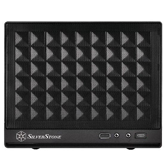 Case SilverStone  SST-SG13B-C Sugo 13 Mini-ITX  Mesh Front Panel USB Type C Nero