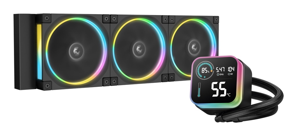 DeepCool LQ360 ULTRA ARGB Processore Kit di raffreddamento a liquido 12 cm Nero