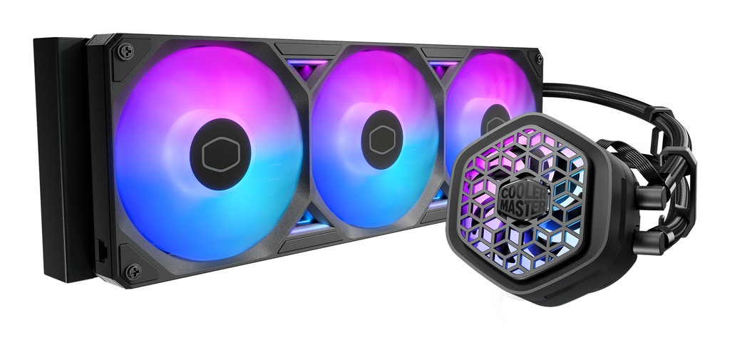 [MLX-D36M-A25SZ-V1] Cooler Master MasterLiquid Atmos II 360 VRM Fan Black Processore Kit di raffreddamento a liquido 12 cm Nero 1 pz