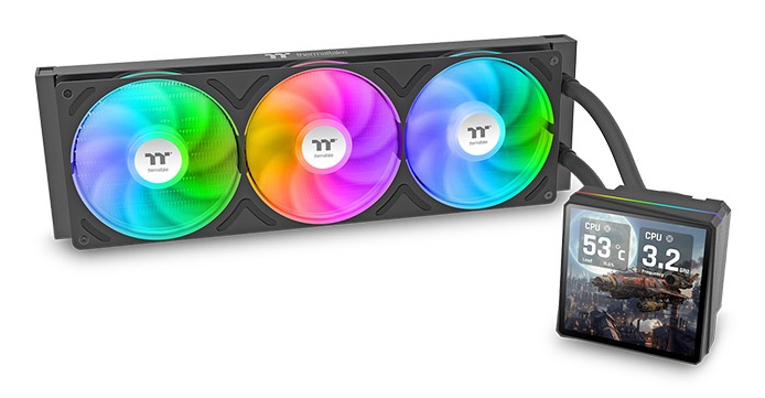 [CL-W474-PL12SW-A] Thermaltake TH360 V3 Ultra ARGB Processore Raffreddatore di liquidi tutto in uno 12 cm Nero 1 pz