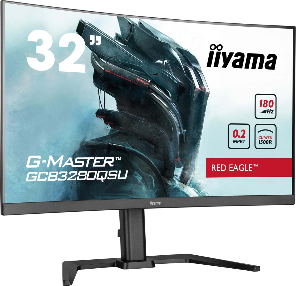 iiyama G-MASTER GCB3280QSU-B2 Monitor PC 80 cm (31.5") 2560 x 1440 Pixel Dual QHD LED Nero