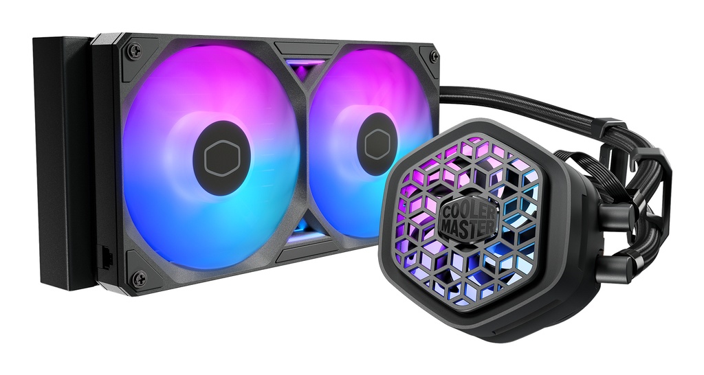 [MLX-D24M-A25SZ-V1] Cooler Master MasterLiquid Atmos II 240 VRM Fan Black Processore Kit di raffreddamento a liquido 12 cm Nero 1 pz