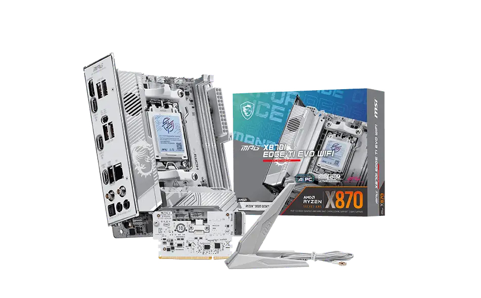 [7E50-001R] MSI MPG X870I EDGE TI EVO WIFI scheda madre AMD X870 Socket AM5 mini ITX