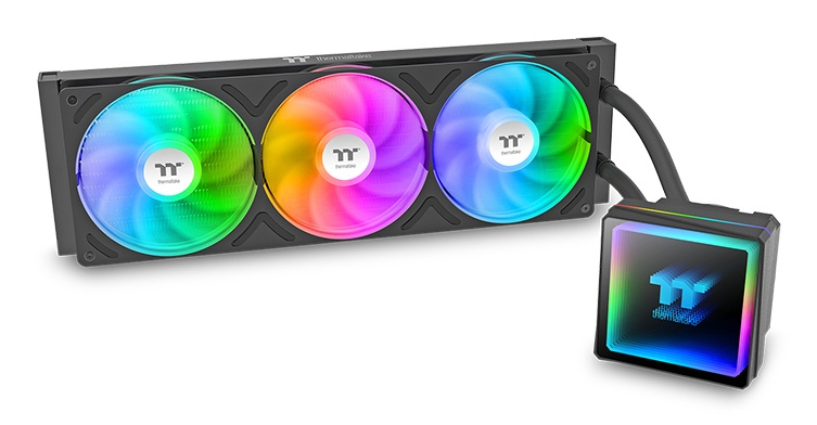 [CL-W466-PL12SW-A] Thermaltake TH360 V3 ARGB Processore Raffreddatore di liquidi tutto in uno 12 cm Nero 1 pz
