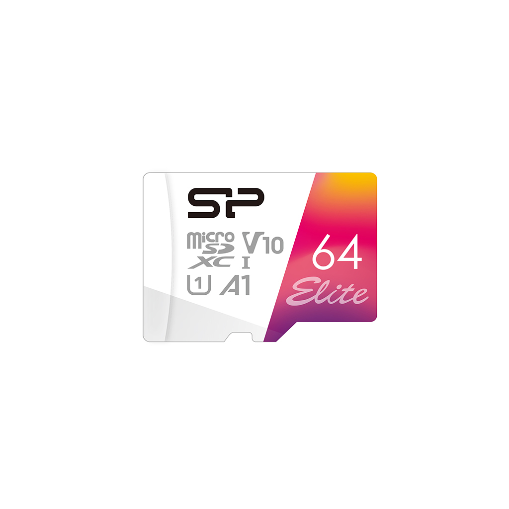 [SP064GBSTXBV1V20SP] Micro SD Silicon Power Elite 64 GB UHS-I Classe 10