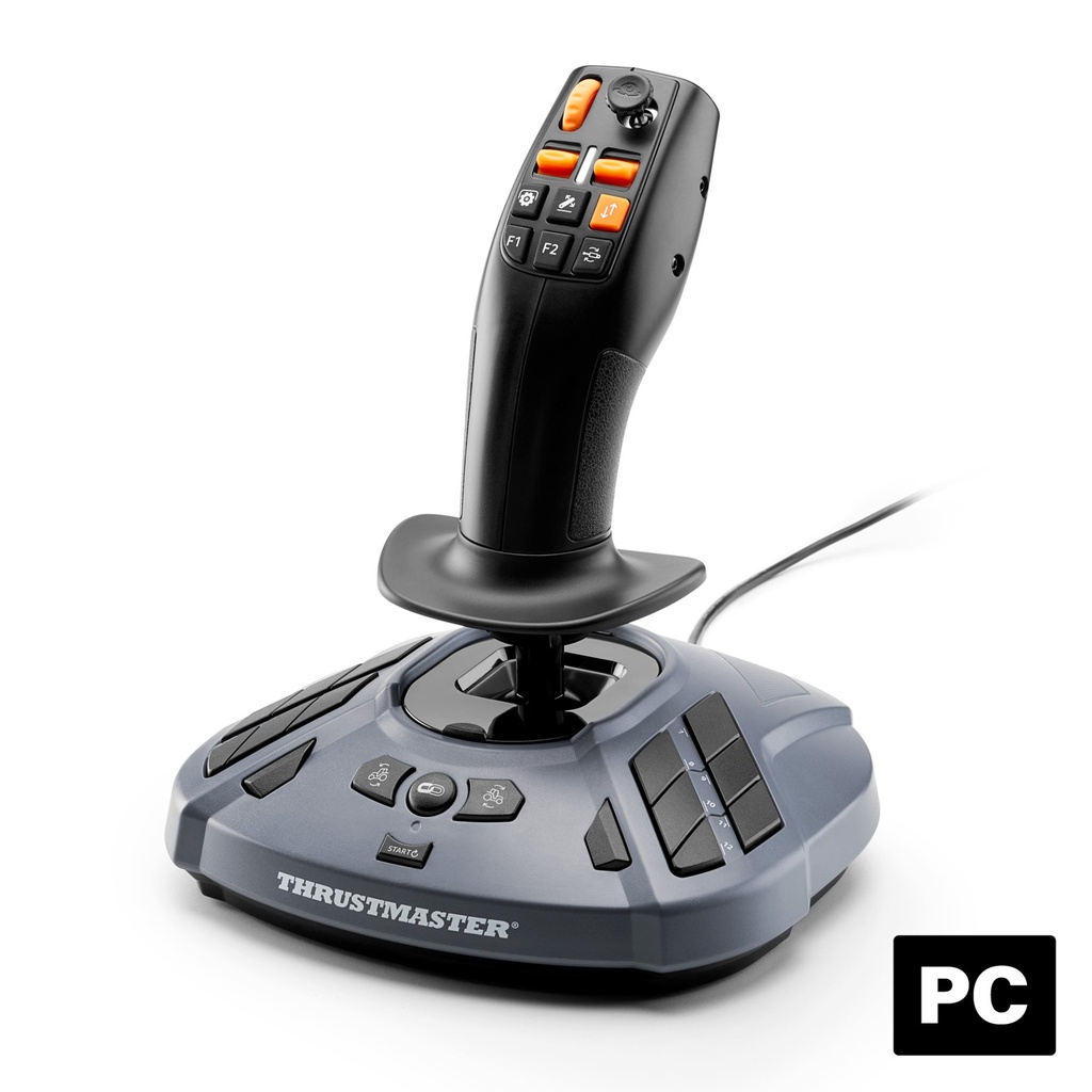 Simulatori di volo Thrustmaster SimTask FarmStick Joystick nero blu grigio