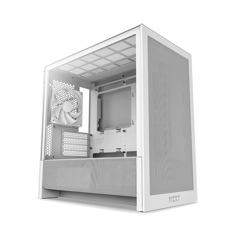 Case NZXT H3 Flow Midi Tower mATX Vetro Temperato Bianco