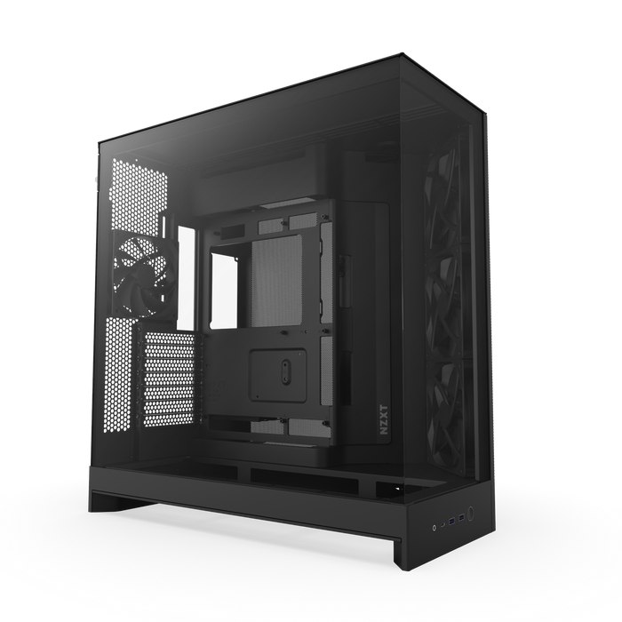 Case NZXT H9 Flow Midi Tower ATX Vetro Temperato Nero