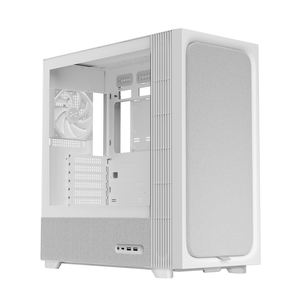 [C-F500F-FM1E-G0W] Case TRYX FLOVA F50 Midi Tower Bianco