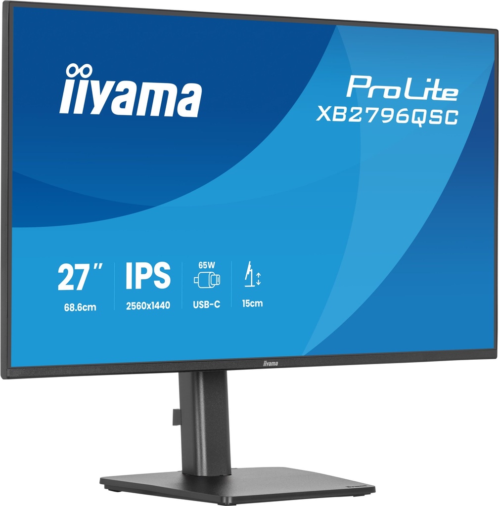 [XB2796QSC-B1] iiyama ProLite XB2796QSC-B1 Monitor PC 68,6 cm (27") 2560 x 1440 Pixel Quad HD LED Nero