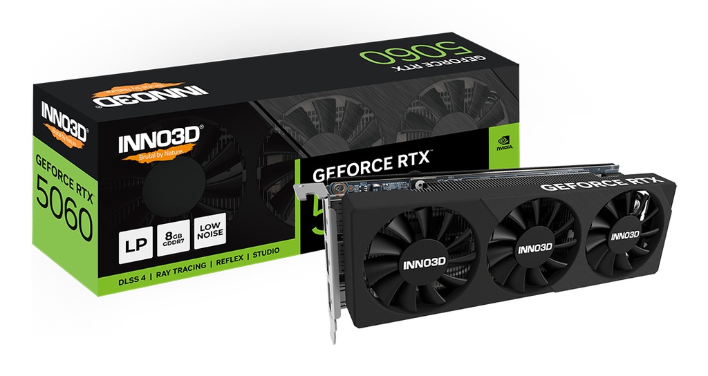 Scheda Video INNO3D Nvidia GeForce RTX 5060 LOW PROFILE 8GB GDDR7 Nero