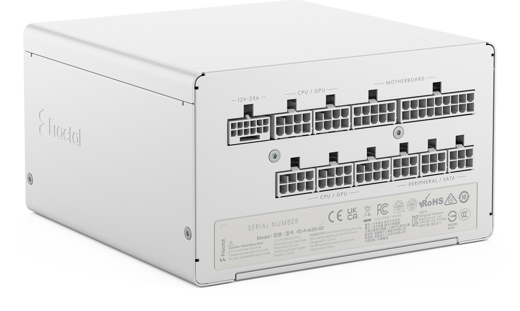[FD-P-IA3G-101] Fractal Design Ion 3 Gold 1000W alimentatore per computer 24-pin ATX ATX Bianco