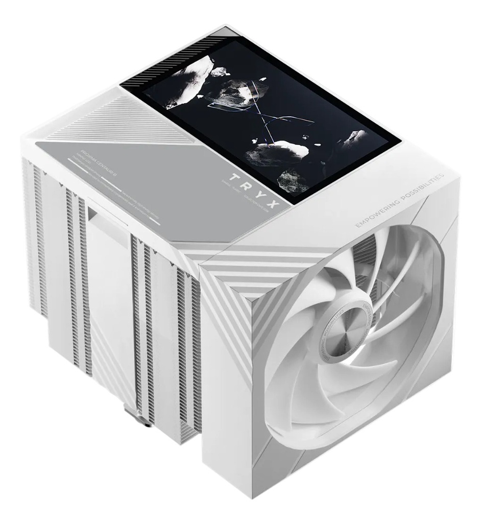 [H-T620N-DM2M-G0W] Dissipatore ad aria TRYX TURRIS T620 display 5" 120 mm Bianco
