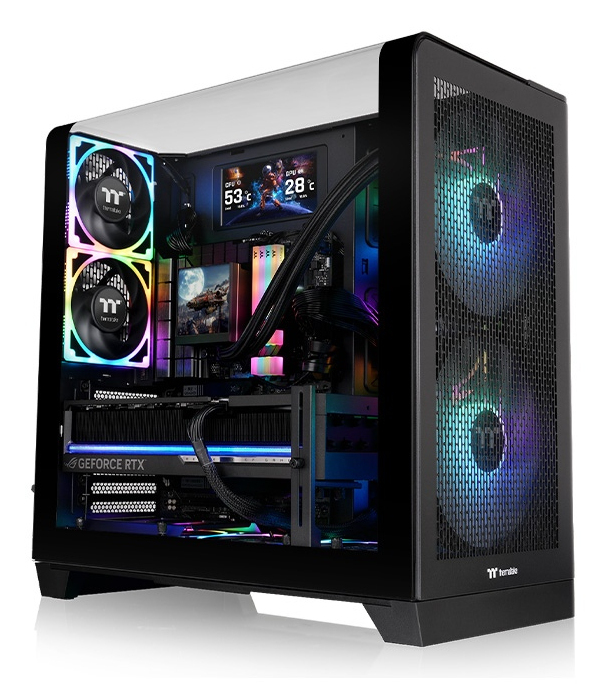 Case Thermaltake View 390 Air Mid Tower ATX ARGB Vetro Temperato Nero