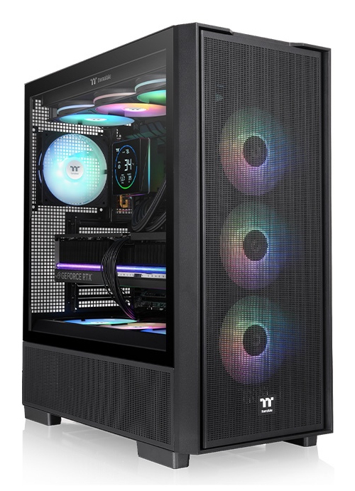 Case Thermaltake S380 TG ARGB Mid Tower ATX Vetro Temperato Nero