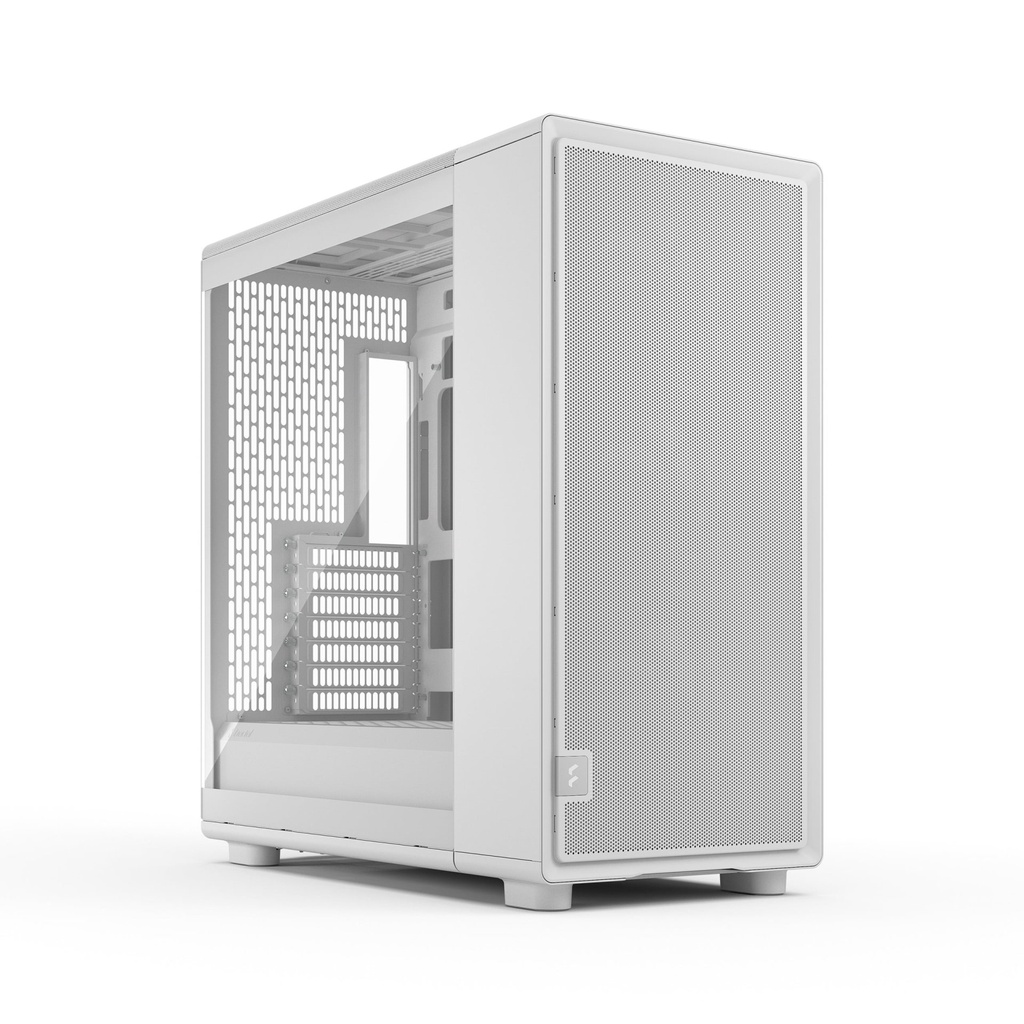 Case Fractal Design Epoch XL White TG Clear Tint Mid-Tower E-ATX Vetro Temperato Bianco