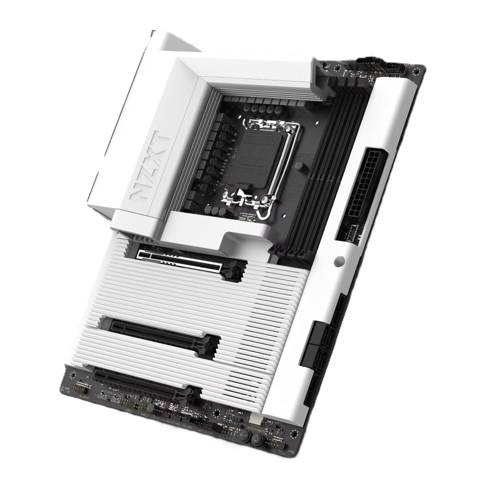 Scheda Madre NZXT N7 Z890 LGA 1851 DDR5 Wi-Fi 6E ATX Bianco