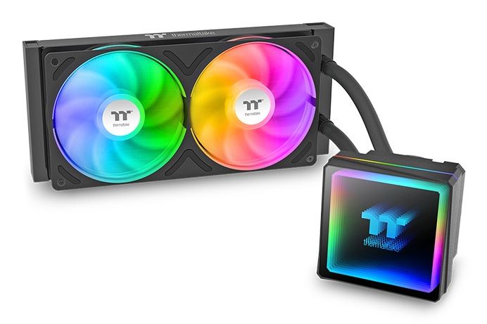 [CL-W465-PL12SW-A] Thermaltake TH240 V3 ARGB Processore Raffreddatore di liquidi tutto in uno 12 cm Nero 1 pz