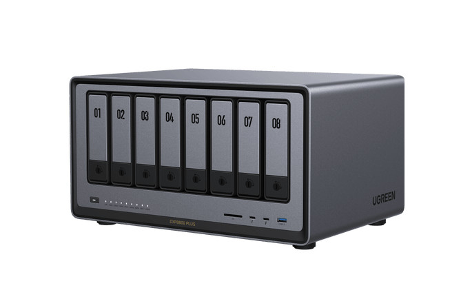 Ugreen 35127B server NAS e di archiviazione Desktop Intel® Core™ i5 i5-1235U 8 GB DDR5 0 TB UGOS Pro Grigio
