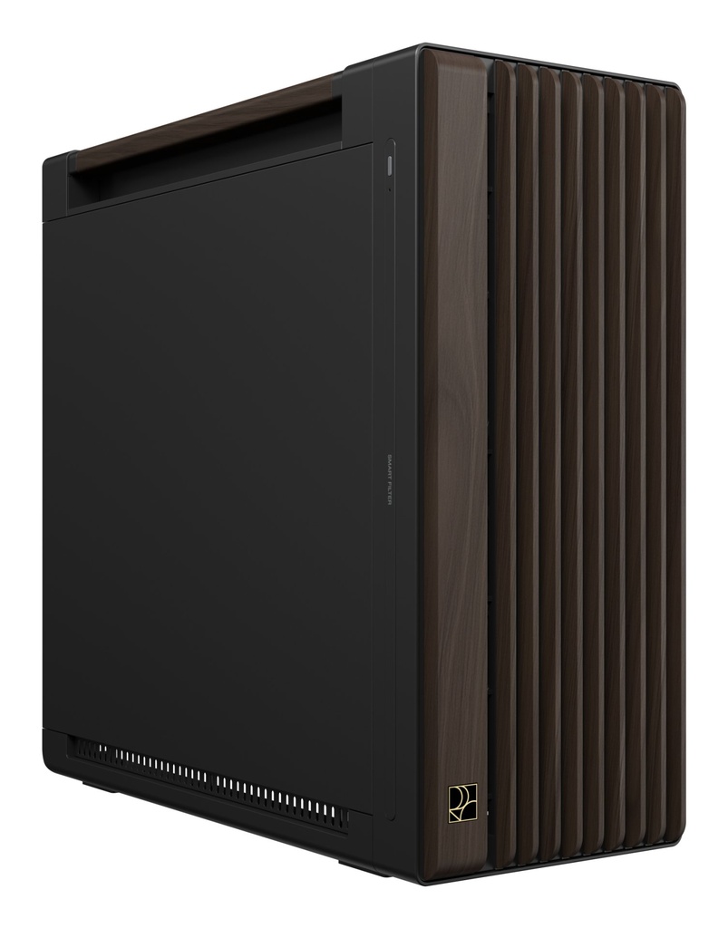 [90DC00J0-B09040] ASUS ProArt PA602 Wood Edition Modern Black - Metal Panel Midi Tower Nero, Legno
