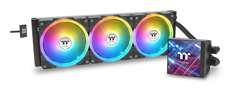 [CL-W451-PL14SW-A] Thermaltake MAGFloe 420 Ultra ARGB Processore Raffreddatore di liquidi tutto in uno 14 cm Nero 1 pz