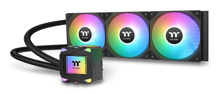 [CL-W459-PL12SW-A] Thermaltake LA360 ARGB Scheda madre Kit di raffreddamento a liquido 12 cm Nero 1 pz