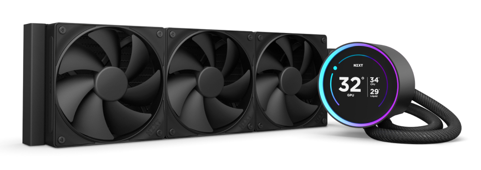 [RL-KN36E-B2] NZXT Kraken Elite 360 Processore Raffreddatore di liquidi tutto in uno 12 cm Nero 1 pz