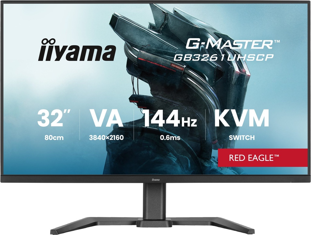 [GB3261UHSCP-B1] iiyama G-MASTER GB3261UHSCP-B1 Monitor PC 80 cm (31.5") 3840 x 2160 Pixel 4K Ultra HD LED Nero