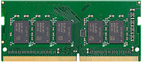 Synology D4ECSO-2666-16G memoria 16 GB 1 x 16 GB DDR4 260-pin SO-DIMM Data Integrity Check (verifica integrità dati)