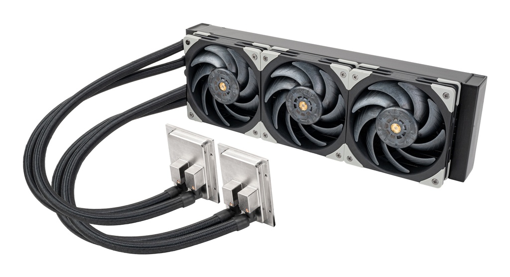 [SST-XE360PDD] Silverstone SST-XE360PDD sistema di raffreddamento per computer Processore Kit di raffreddamento a liquido 12 cm Alluminio, Nero, Grigio