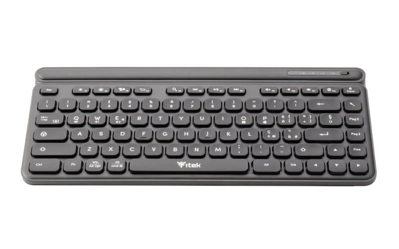 [ITKODGTW24B] itek DGT W42B tastiera Universale RF senza fili + Bluetooth QWERTY Inglese, Italiano Nero