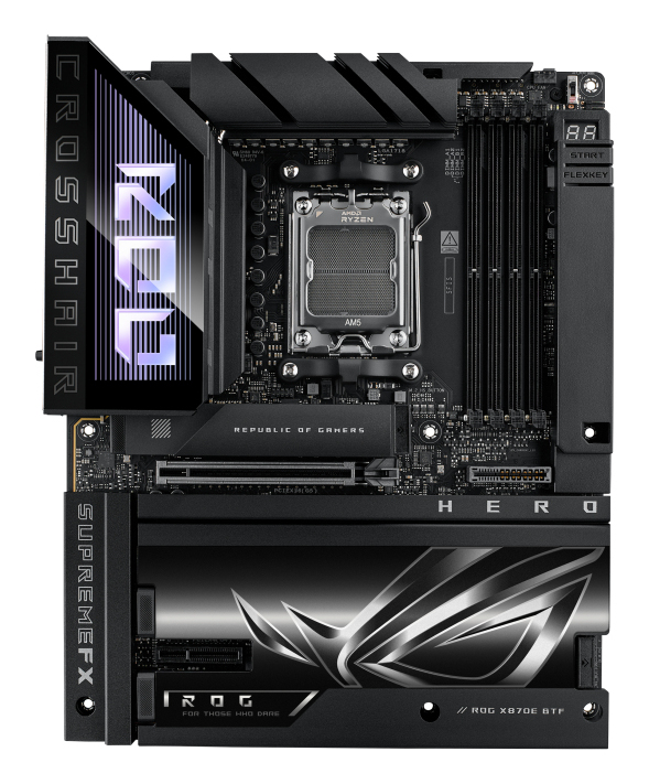 [90MB1MX0-M0EAY0] ASUS ROG CROSSHAIR X870E HERO BTF AMD X870E Socket AM5 ATX