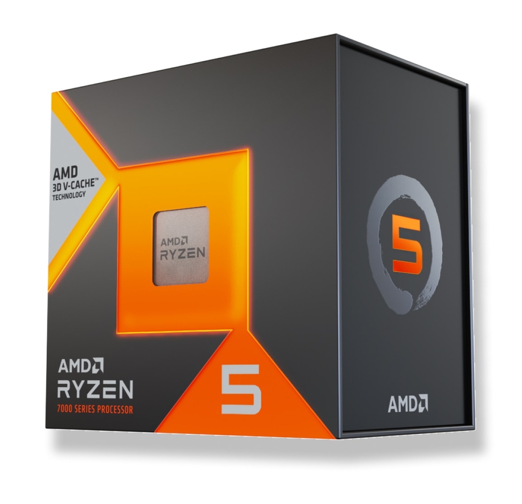 CPU AMD Ryzen 5 7500X3D 4,5 GHz Cache L3 96MB Socket  AM5
