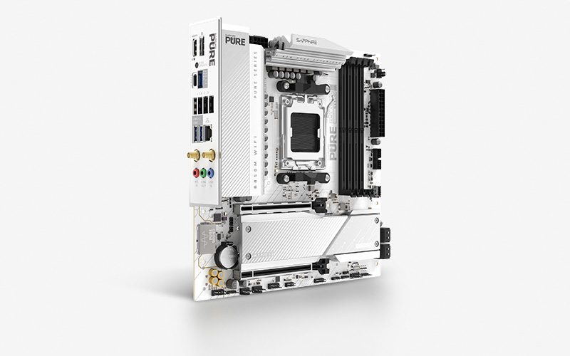[52123-02-40G] Sapphire N-- PURE B850M WIFI 1xHDMI 1.4 1xDP 1.2 AMD B850 Socket AM5 micro ATX