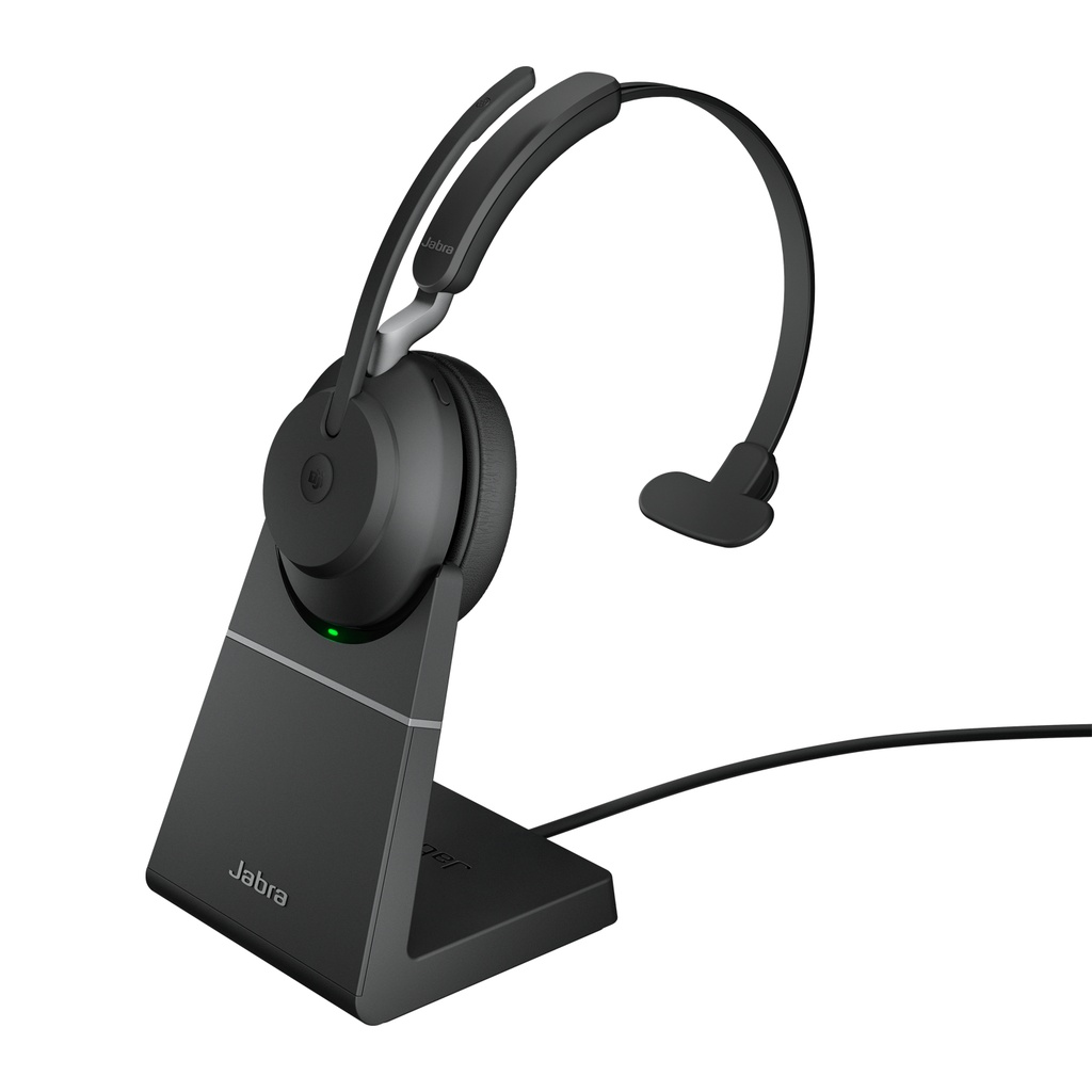 [26599-899-989] Jabra Evolve2 65 Auricolare Wireless A Padiglione Ufficio USB tipo A Bluetooth Base di ricarica