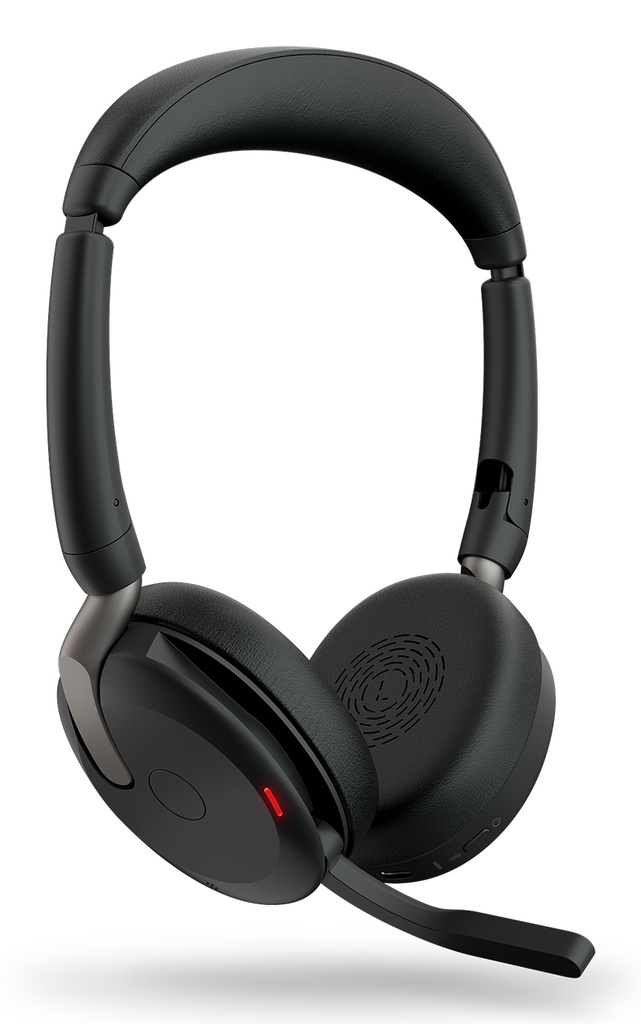[26699-989-989] Jabra Evolve2 65 Flex Auricolare Wireless A Padiglione Ufficio USB tipo A Bluetooth Base di ricarica