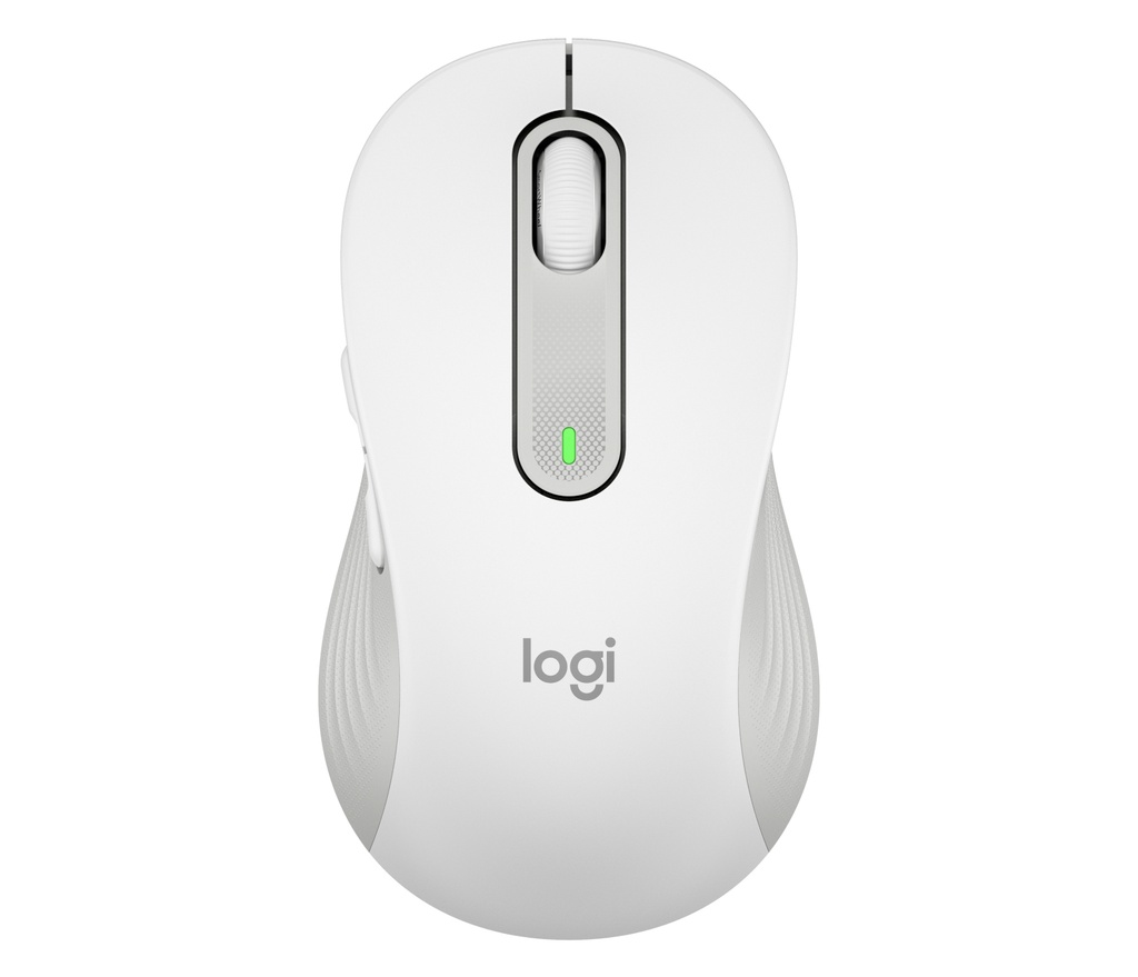 Mouse Logitech Signature M650 L for Business Colore Off White Ergonomico Silenzioso
