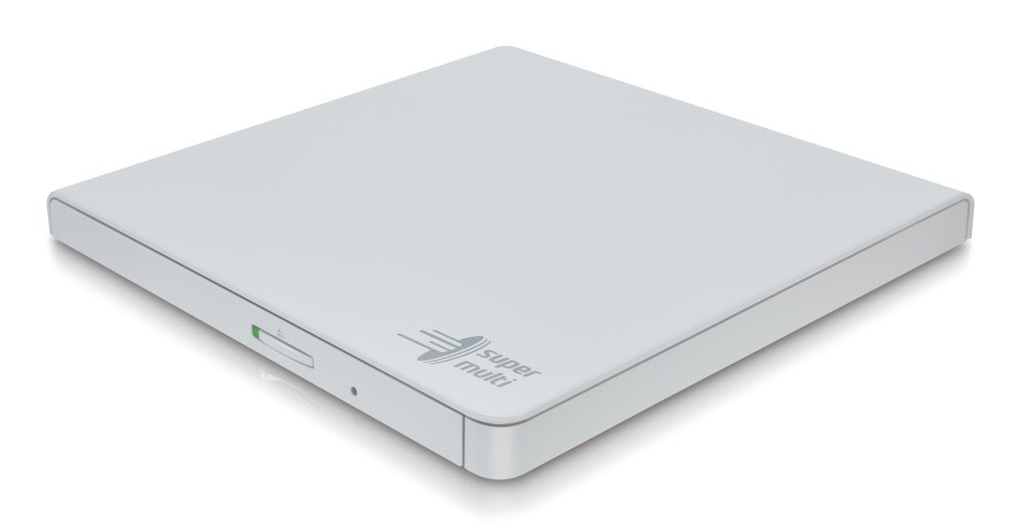 [GP57EW40.AHLE10B] Masterizzatore esterno HLDS GP57EW40 9.5mm Base DVD W Colore bianco Connessione USB